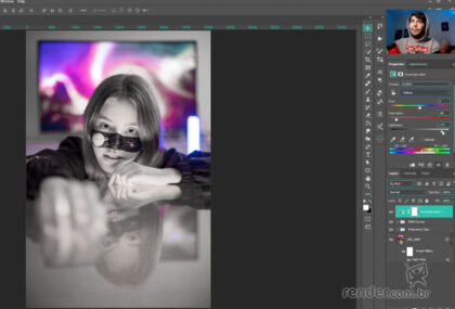 Meu projeto do curso: Retrato digital no Photoshop com um toque de